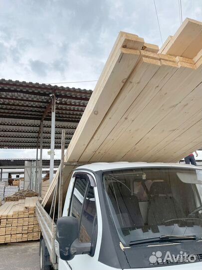 Брус обрезной 100х150х6000мм ГОСТ