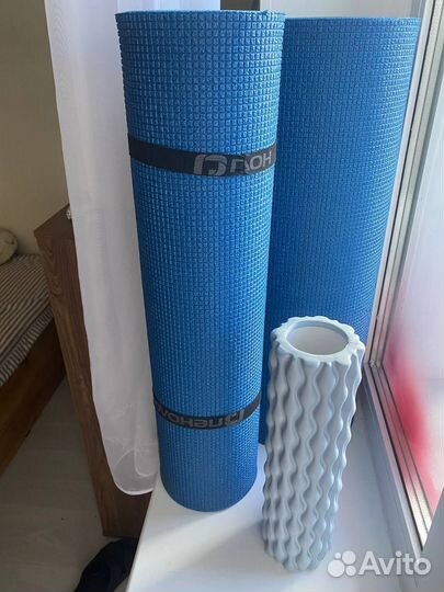 МФР ролик и коврики для йоги