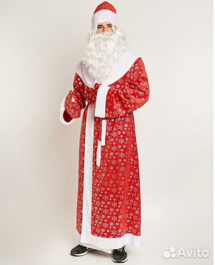Новые костюм деда мороза полный комплект
