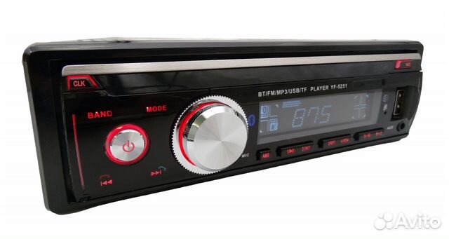 Магнитола 1 din Xplod 5251 BT aux usи microSD 45w