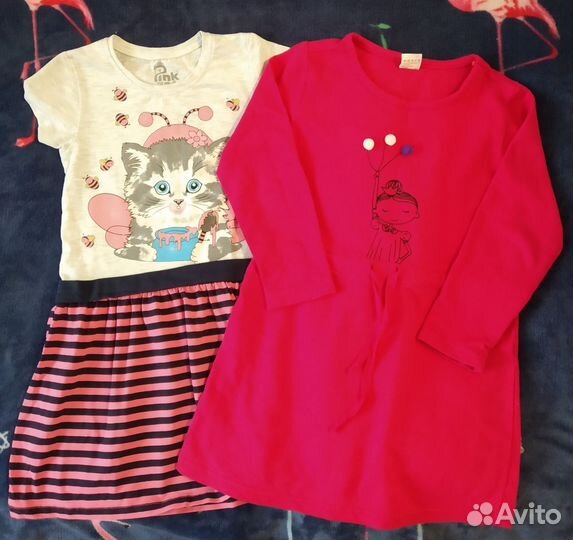 Одежда для девочки пакетом 110 116