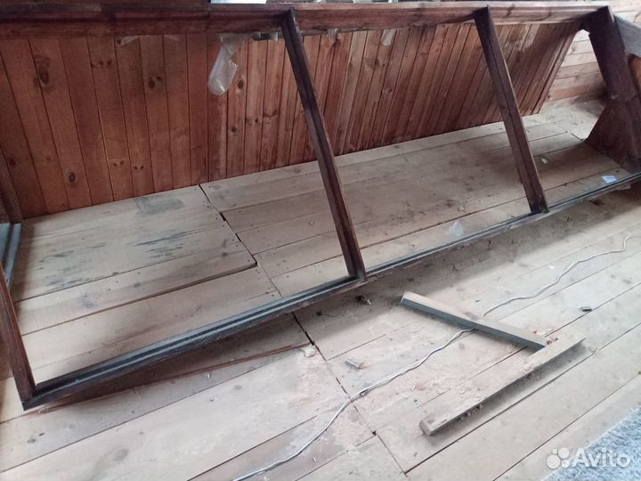 Деревянные оконные рамы бу