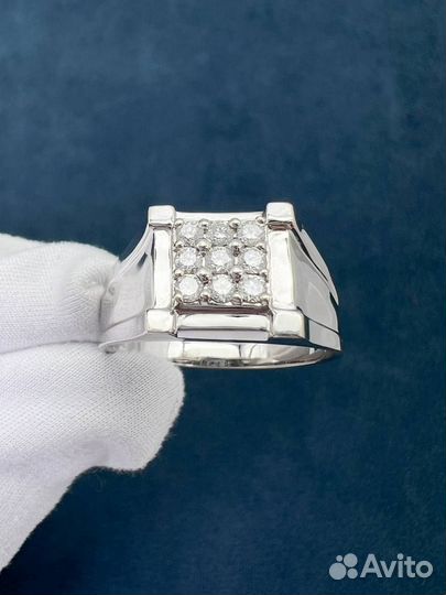 Золотое кольцо с бриллиантами 585 проба 6.12 гр