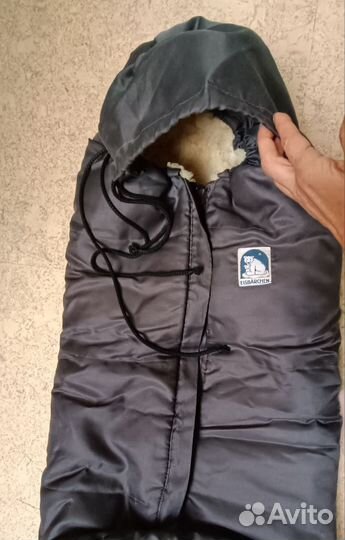 Конверт меховой немецкий, из овчины