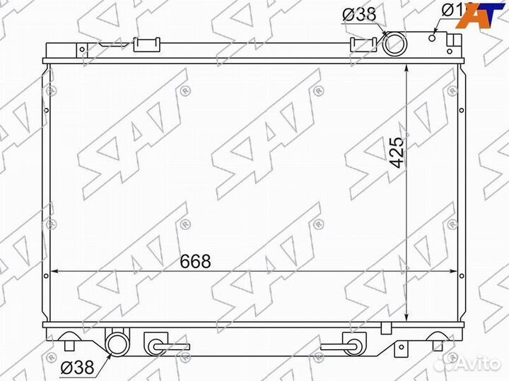 Радиатор Toyota Estima 90-05 / Estima Emina 92-99