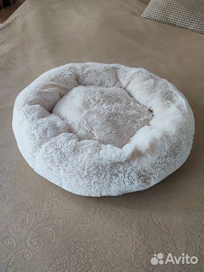 Лежанка для кошек и собак мягкая меховая