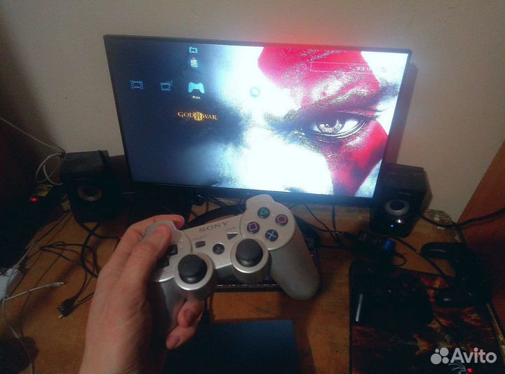 Sony PS3 Slim 4 игры