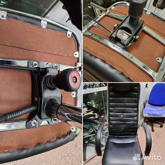 Запчасти, ремонт офисных кресел, перетяжка