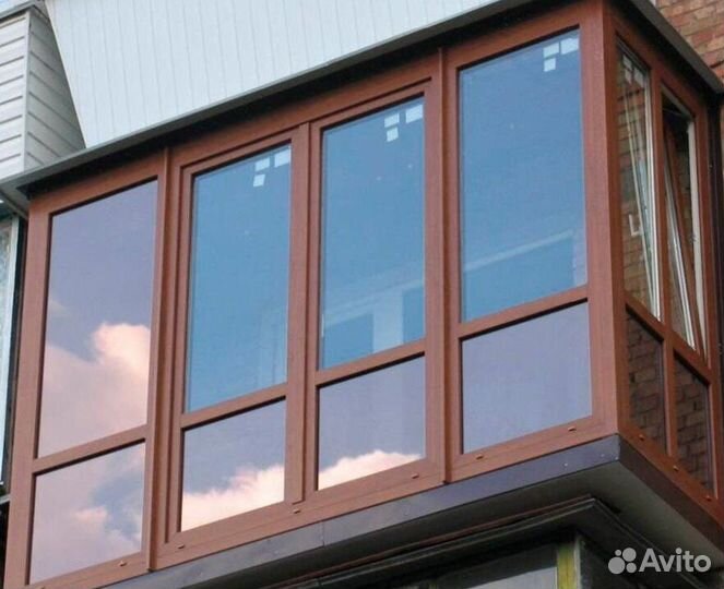 Остекление балконов и лоджий в рассрочку K7207