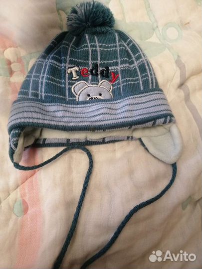 Шапка для мальчика 46 48