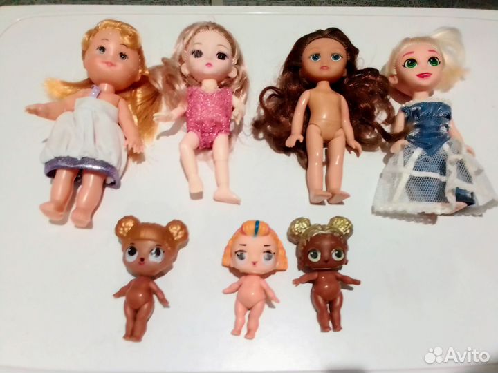 Куклы большие и маленькие
