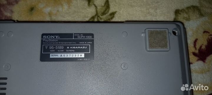 Sony PlayStation 1 модель scph-1000