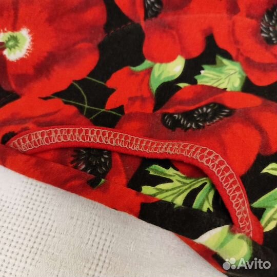 Халат женский футер с начёсом, фланелевый