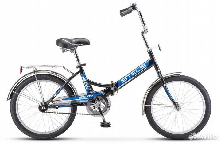 20д. Stels Pilot 415 складной черно-синий