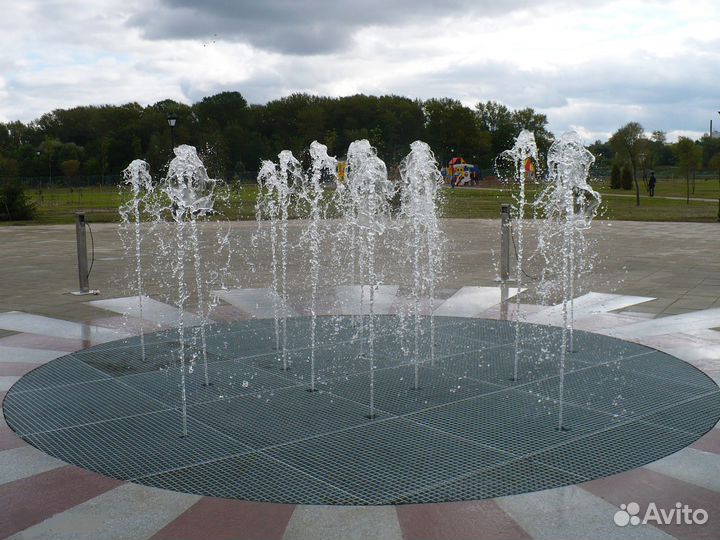 Пешеходный фонтан