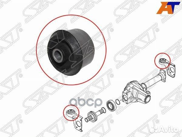 Сайлентблок переднего дифференциала ssang yong