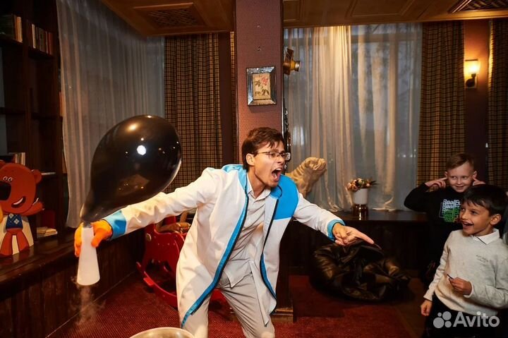 Организация детских праздников, научное шоу