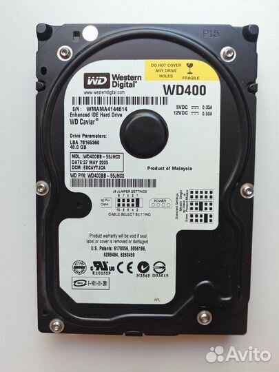Жесткие диски HDD 3.5 IDE 40GB/80GB