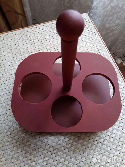 Набор для специй, масла, уксуса на деревянной подс