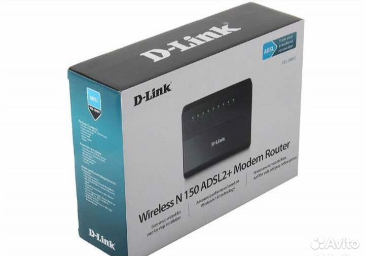 Роутер модем D-link wireless n150 adsl2