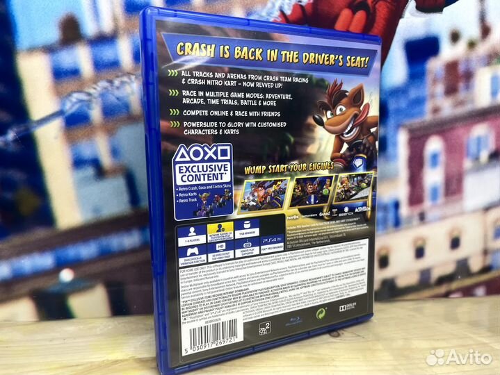 Crash Team Racing Nitro Fueled PS4