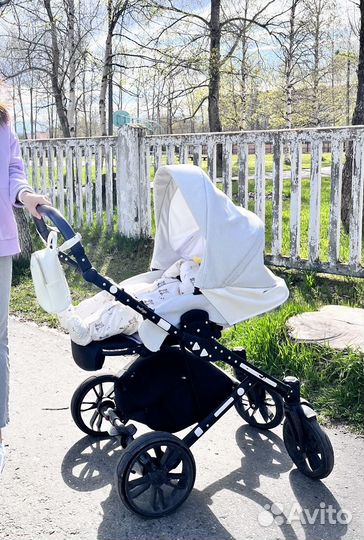 Коляска 2 в 1 индиго