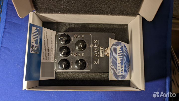 Shift line Stages - Dynamic Overdrive новая педаль