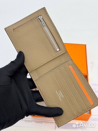 Кошелёк мужской Hermes натуральная кожа