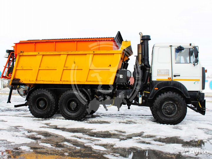 Пескоразбрасыватель на вездехода маз 6517, 2024