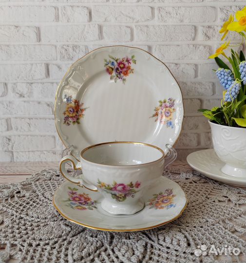 Weimar трио Германия фарфор чайный