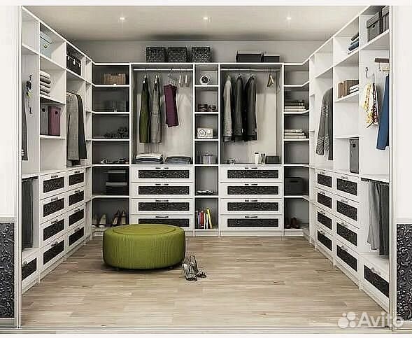 Гардеробная по вашим размерам на заказ