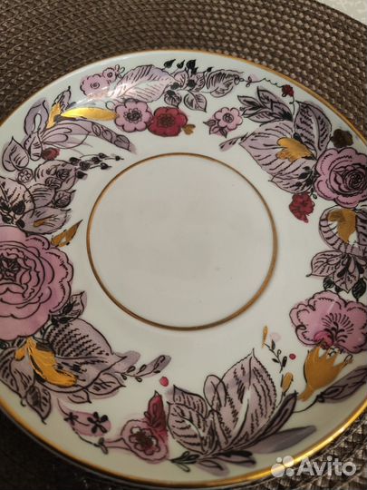 Советские блюдца Агашки Дулево лфз