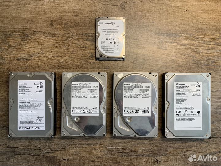 Жесткие диски 40, 250, 500 GB