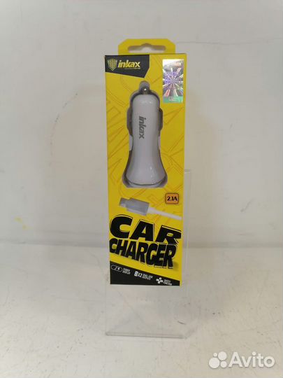 Автомобильное зу-2USB inkax microUSB 2.1А CD-12
