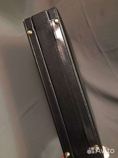 Кейс дипломат мужской кожаный чемодан