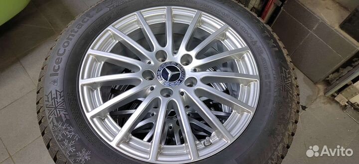Колеса Mercedes W205 R16 с зимней резиной