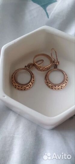 Золотые серьги СССР