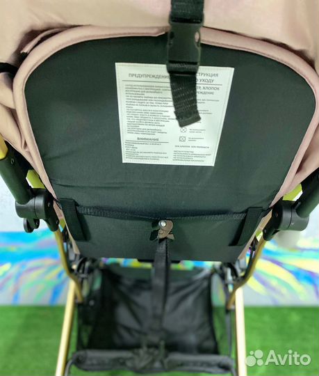 Коляска прогулочная Farfello Comfy Go, розовый заг