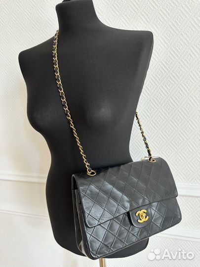 Винтажная сумка Chanel Classic Flap черная