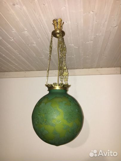 Люстра антикварная, tip Galle старинная. Галле