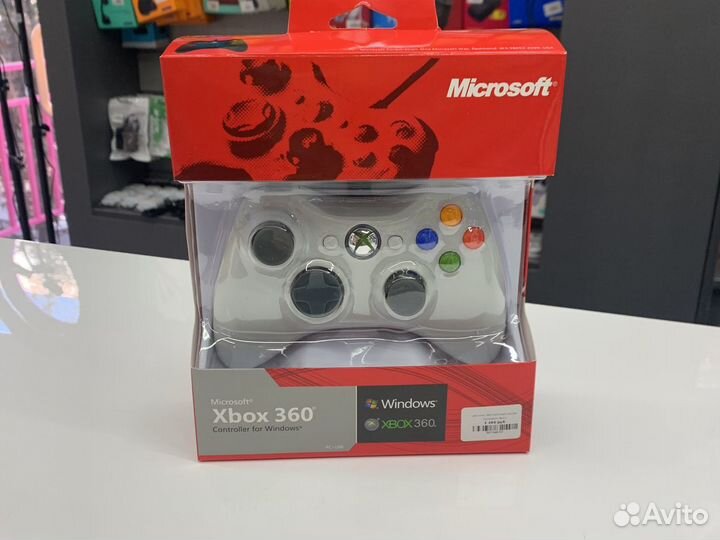 Джойстик xbox 360 белый беспроводной one