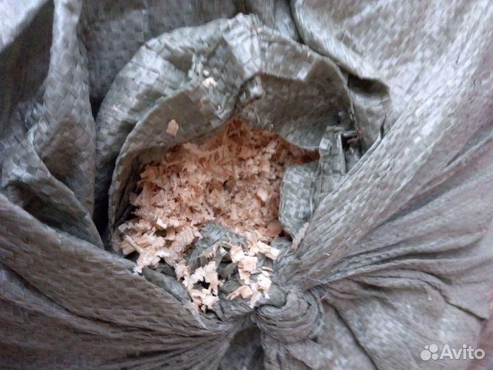 Опилки стружка сухая, чистая в мешках и в развес