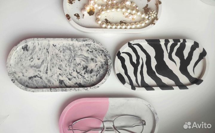 Поднос из гипса