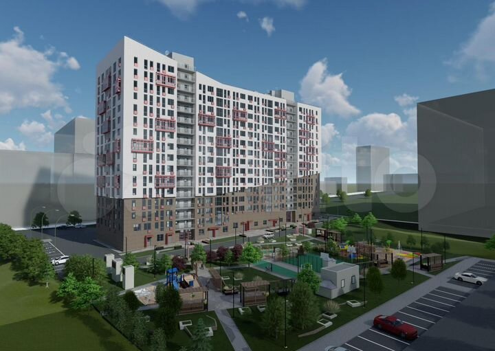 2-к. квартира, 65,7 м², 2/14 эт.