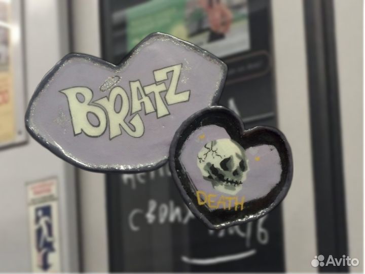 Тарелочки из глины для украшений