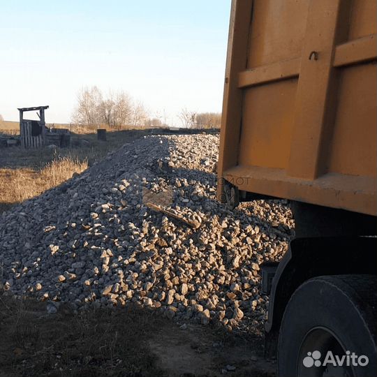 Щебень вторичный с доставкой