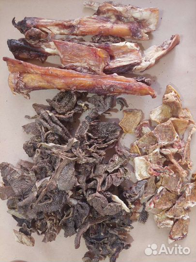 Натуральные сушёные лакомства для животных