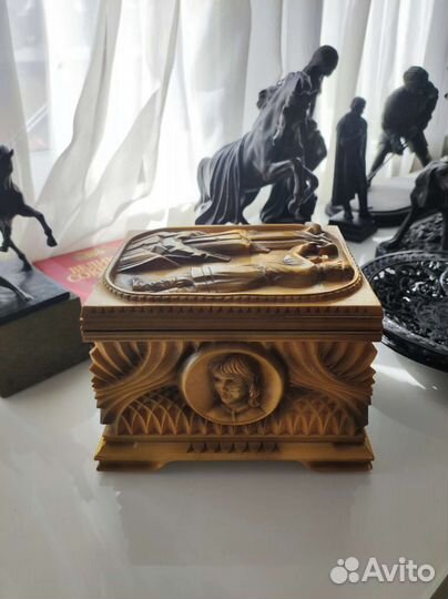 Шкатулка деревянная СССР