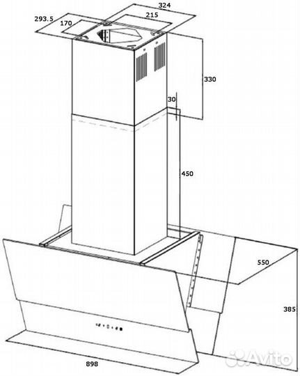 Вытяжка Korting KHA 99750 GN