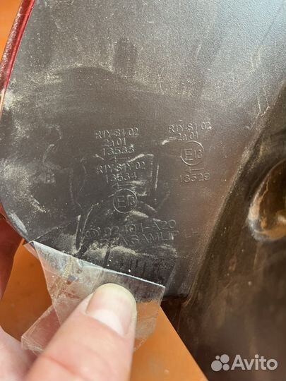 Задние фонари от kia ceed 2 2013 гв